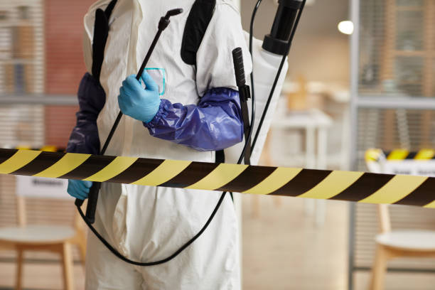 Professional Biohazard technician working in Massapequa Park, NY